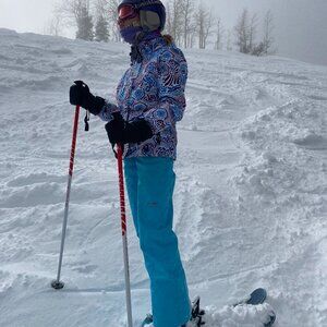 Spyder Snow pant. Baby blue. Girls Kids Size 16